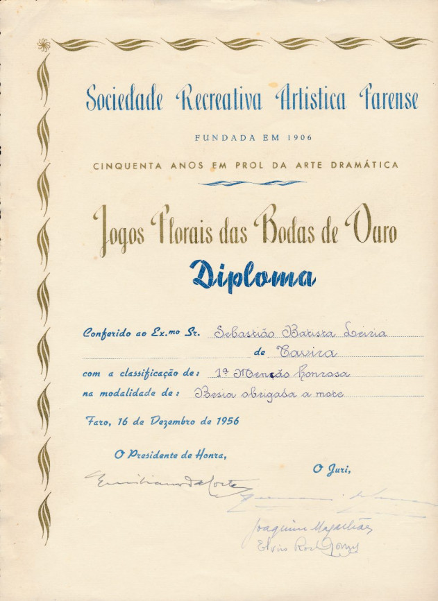 Jogos Florais Sebastiao Leiria Bodas de Ouro