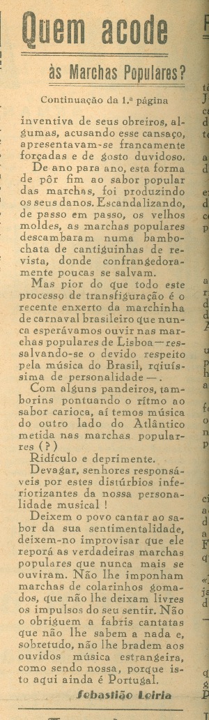 Quem Acode as Marchas Populares Sebastiao Leiria 2