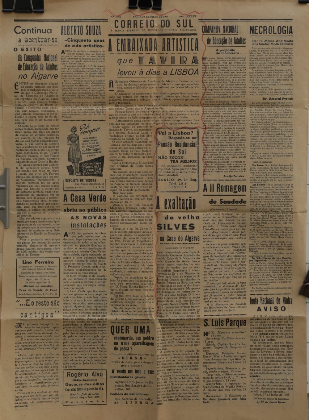 Jornais Correio do Sul Sebastiao Leiria